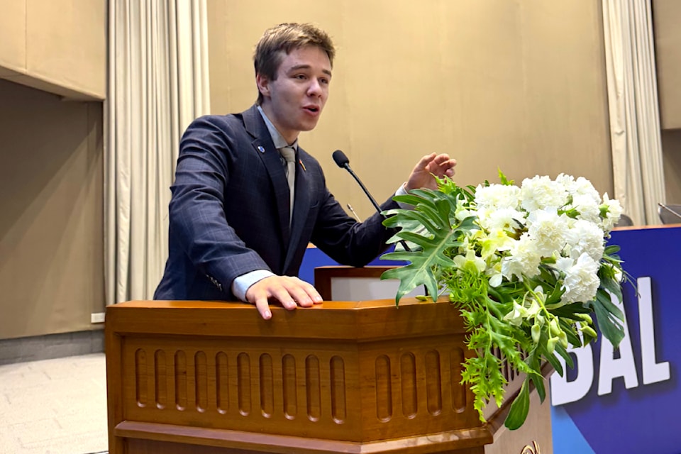 Riley Orr from MEI in Abbotsford attended the 4th Global Peace Summit in Thailand from Jan. 15 to 17.