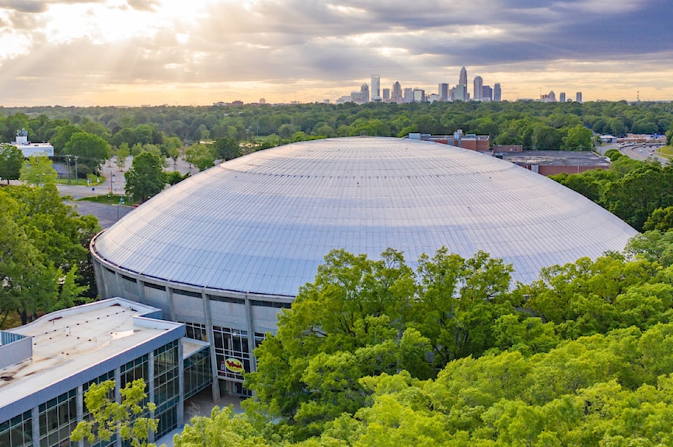 Bojangles Coliseum exterior