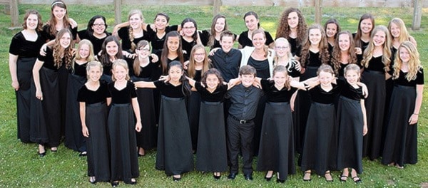The Pacific Mennonite Children's Choir performs in Abbotsford on June 3.