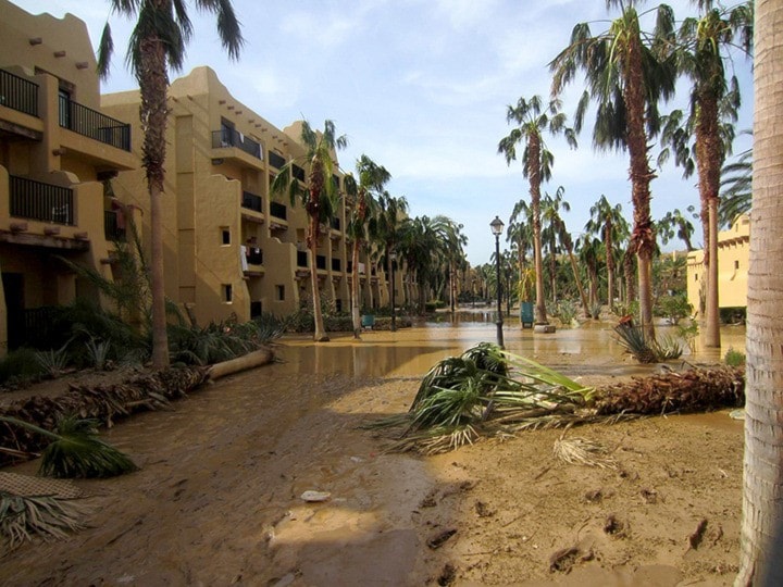 A Mexican resort was hit by a devastating hurricane earlier this month.