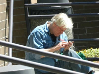 Mirek Kwasny is shown outside the Abbotsford courthouse on May 17, 2012.