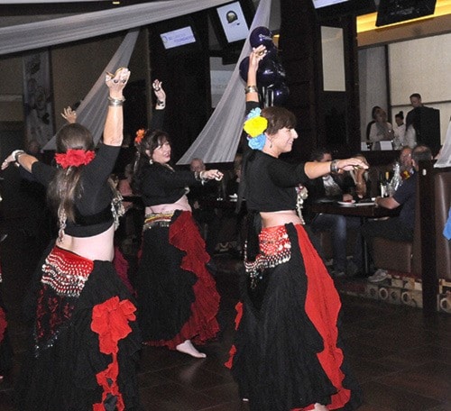 Belly dancers from Troupe Madjoob perform at Afternoon in Paradiso.