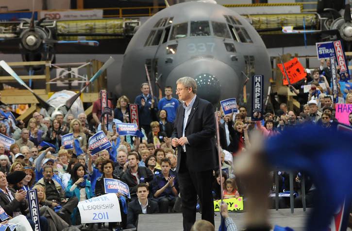Harper's final rally in Abbotsford