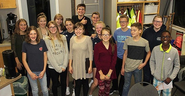 Shown are members of the Abbotsford Christian School Student IDEA Team.