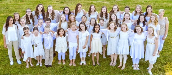The Pacific Mennonite Children's Choir performs in Abbotsford on Dec. 17.