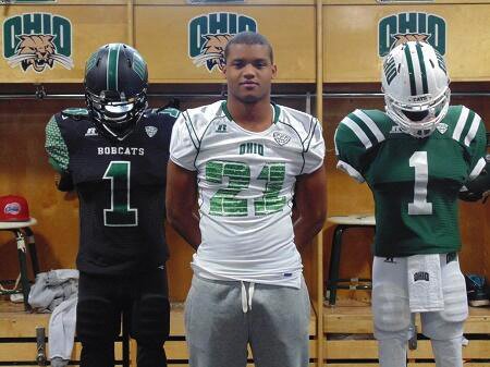 Ohio university deals football helmet