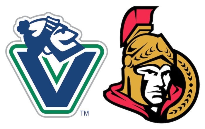 Vancouver canucks lumberjack logo clearance