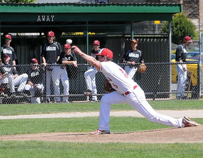 pitcher in opening game. John Morrow