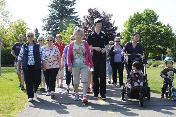The annual Hike for Hospice takes place in Abbotsford this Sunday, May 1.
