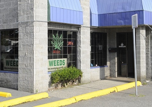 Weeds, Glass and Gifts is located in a two-storey building on Clearbrook Road.