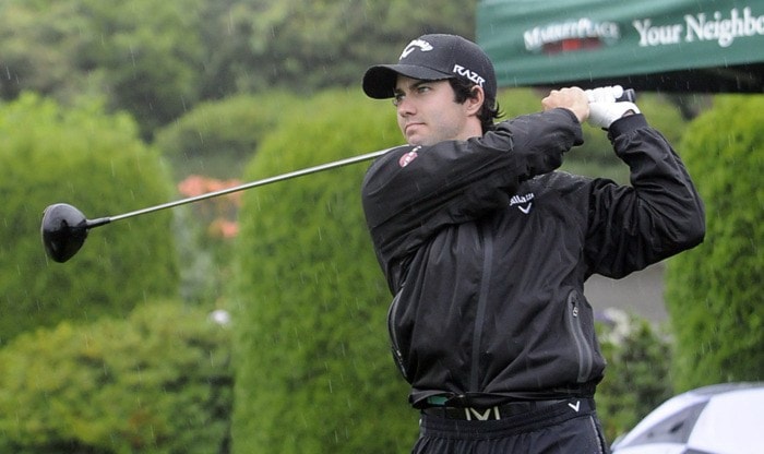 Abbotsford golfer Adam Hadwin, at the RBC Pro-Am at Ledgeview in July 2012.