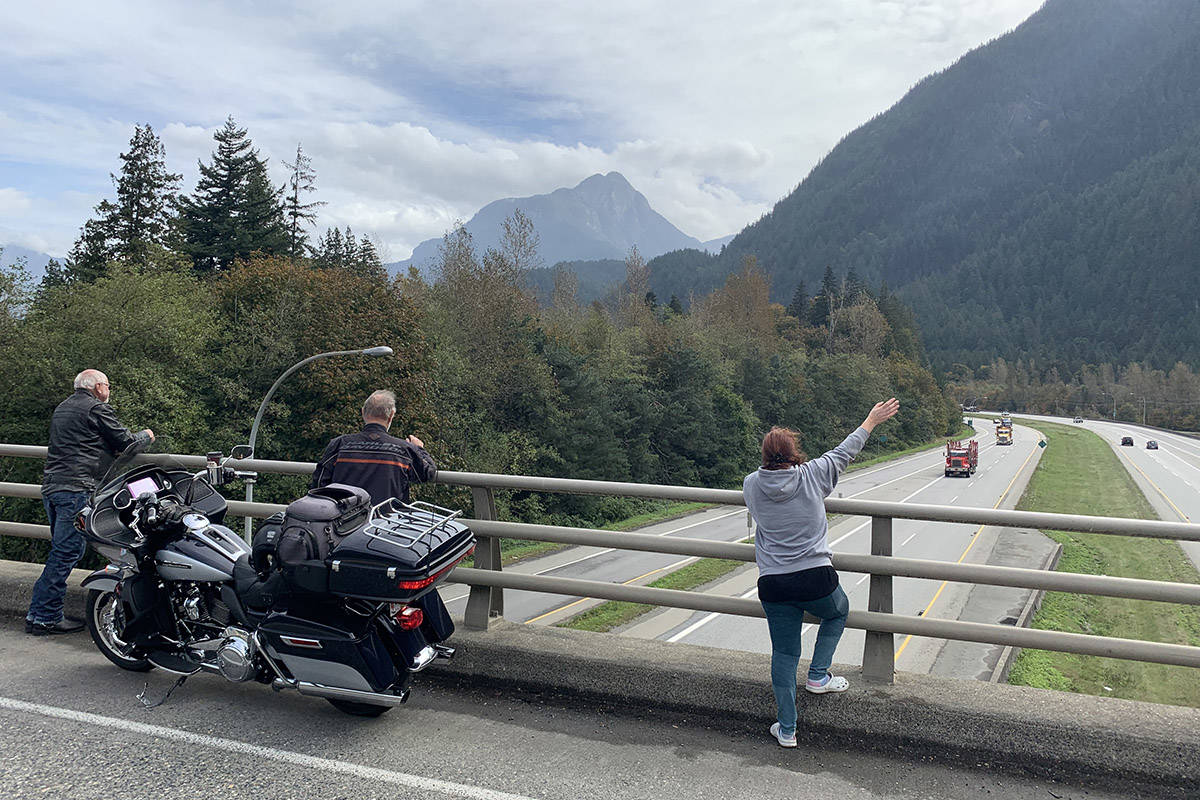 VIDEO Logging truck convoy stalls traffic in downtown Vancouver to