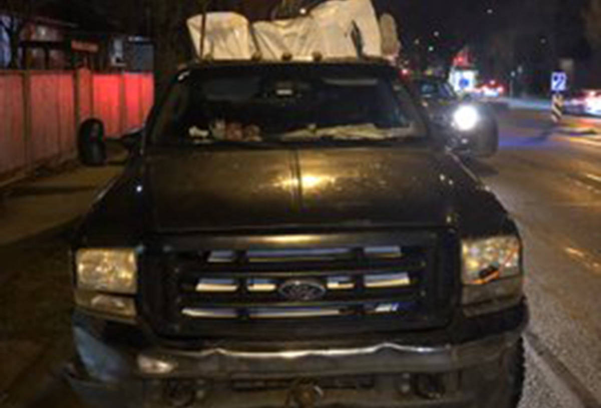 PHOTOS: Flashlights as headlights, no insurance lands B.C. driver nearly $2K in fines