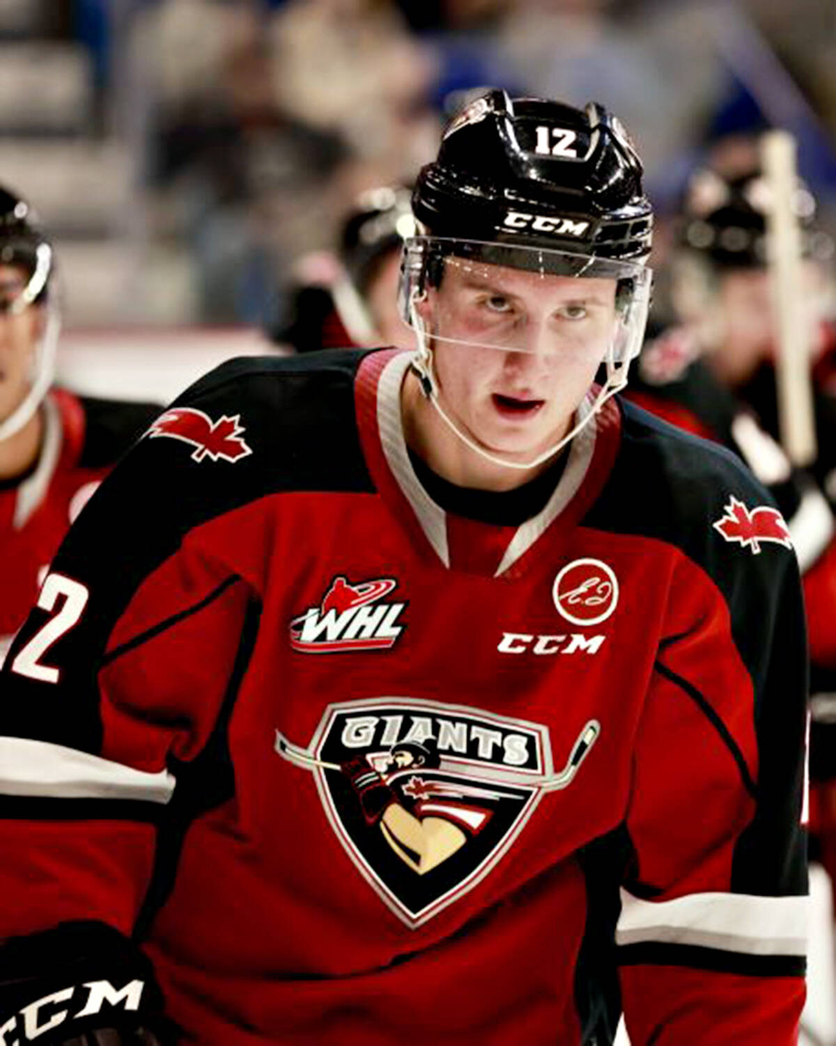 Adam Hall led the Vancouver Giants with a pair of goals, as the team played their first home game in 588 days on Friday, Oct. 8, downing Prince George 6-4. (Rob Wilton/Vancouver Giants/Special to Langley Advance Times)