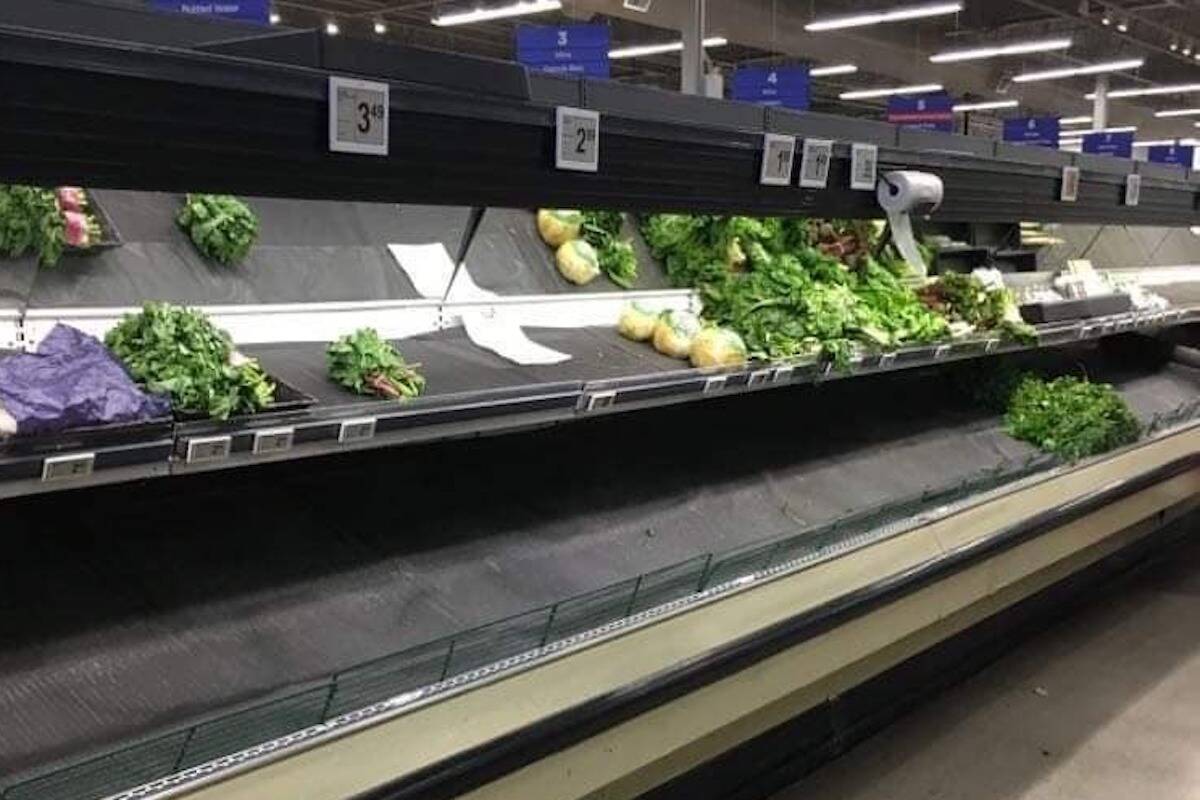 Aisle at the Vernon Superstore. (Jenny Smith/ Vernon Morning Star)