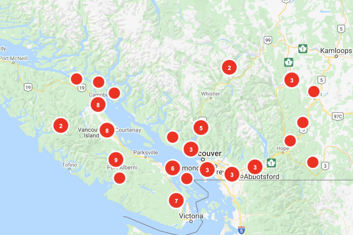 Winter storm leaves thousands in B.C. without power - The Abbotsford News