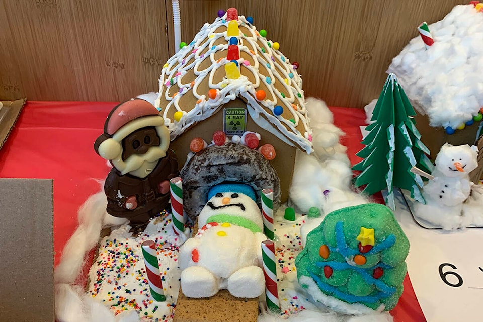 All the departments at Abbotsford, Mission, Chilliwack and Hope hospitals are competing in an in-house gingerbread contest, courtesy of the Fraser Valley Health Care Foundation as a way to spread joy in the hospitals. (Submitted photo)