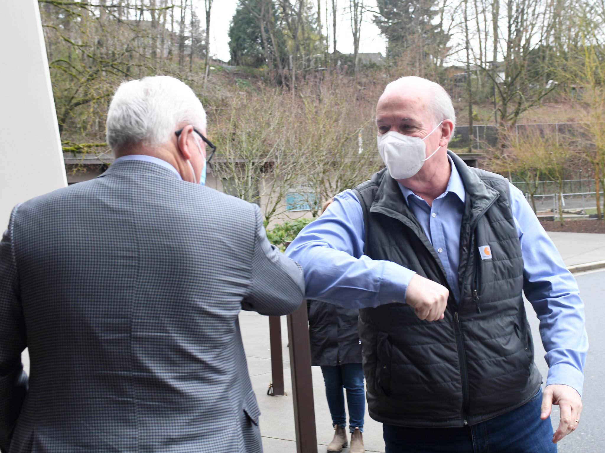 Premier John Horgan and MLA Pam Alexis visit Abbotsford Ca…