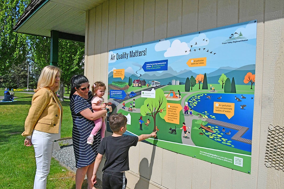 Patricia Ross (left), at Mill Lake Park in Abbotsford. (FVRD 2022 photo)