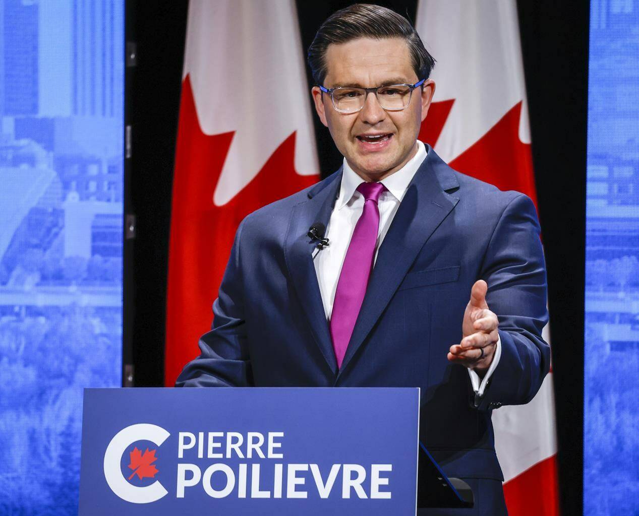 Conservative Party of Canada leadership candidate Pierre Poilievre. THE CANADIAN PRESS/Jeff McIntosh