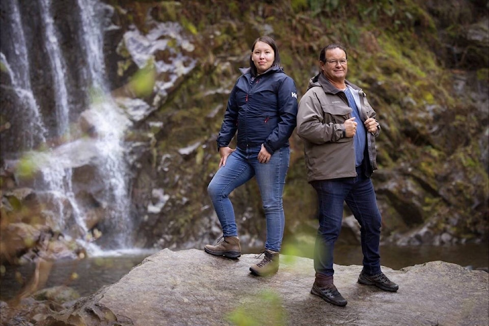 Taylor Starr and Don Froese of Seabird Island are two of four explorers on a journey to find Slumach’s gold – and so much more – in History Channel’s “Deadman’s Curse.” (Photo/History Channel)