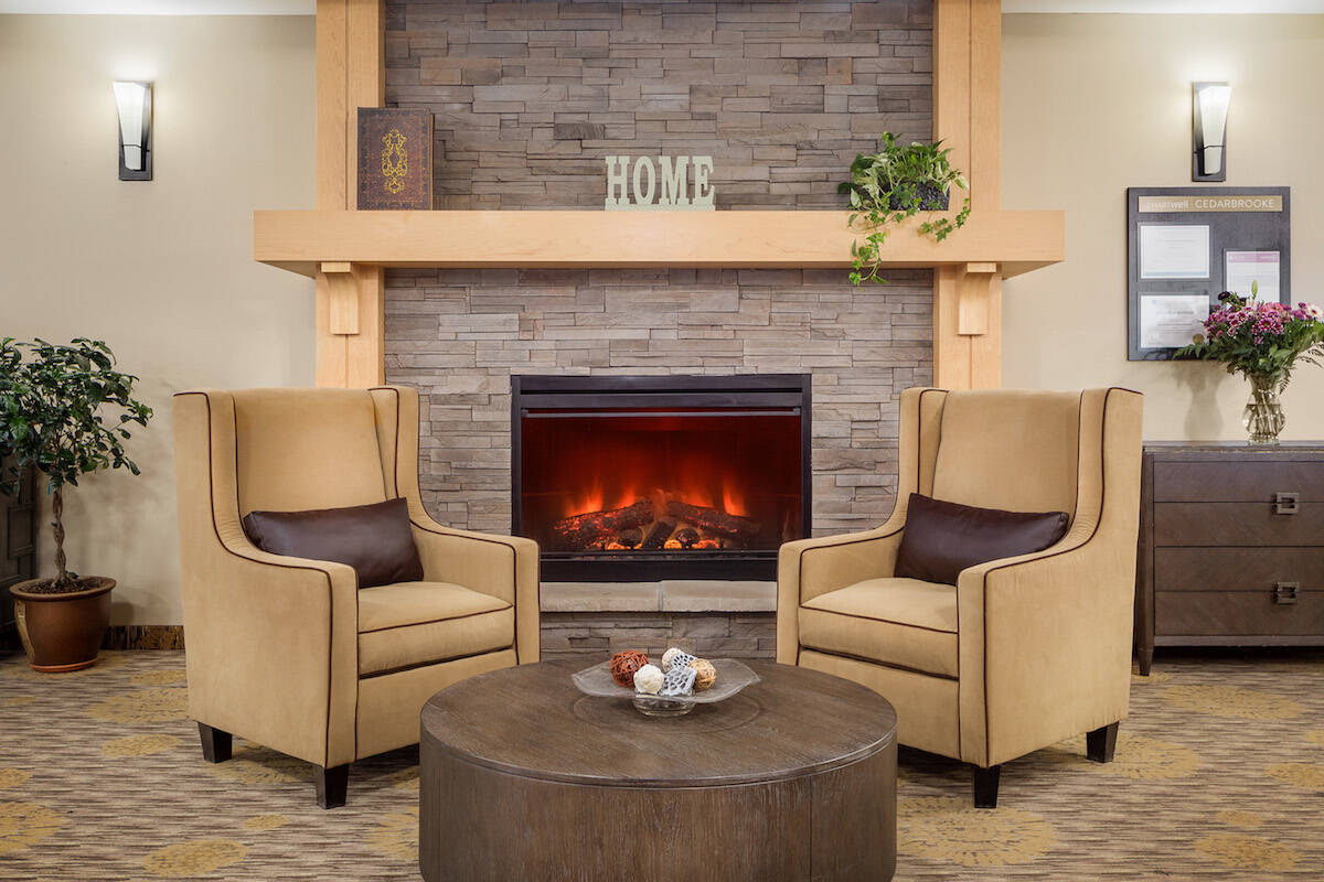 Chartwell Cedarbrooke is known for its stylish, modern décor, energetic community atmosphere and personalized service. Photo courtesy Chartwell Retirement