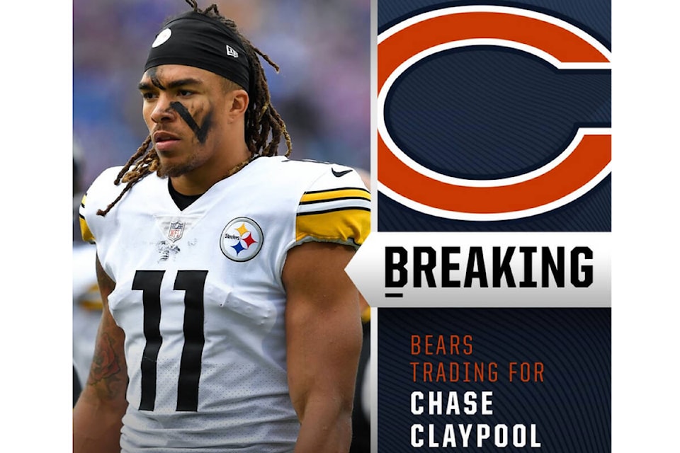 Abbotsford's Chase Claypool traded to the Chicago Bears - The Abbotsford  News