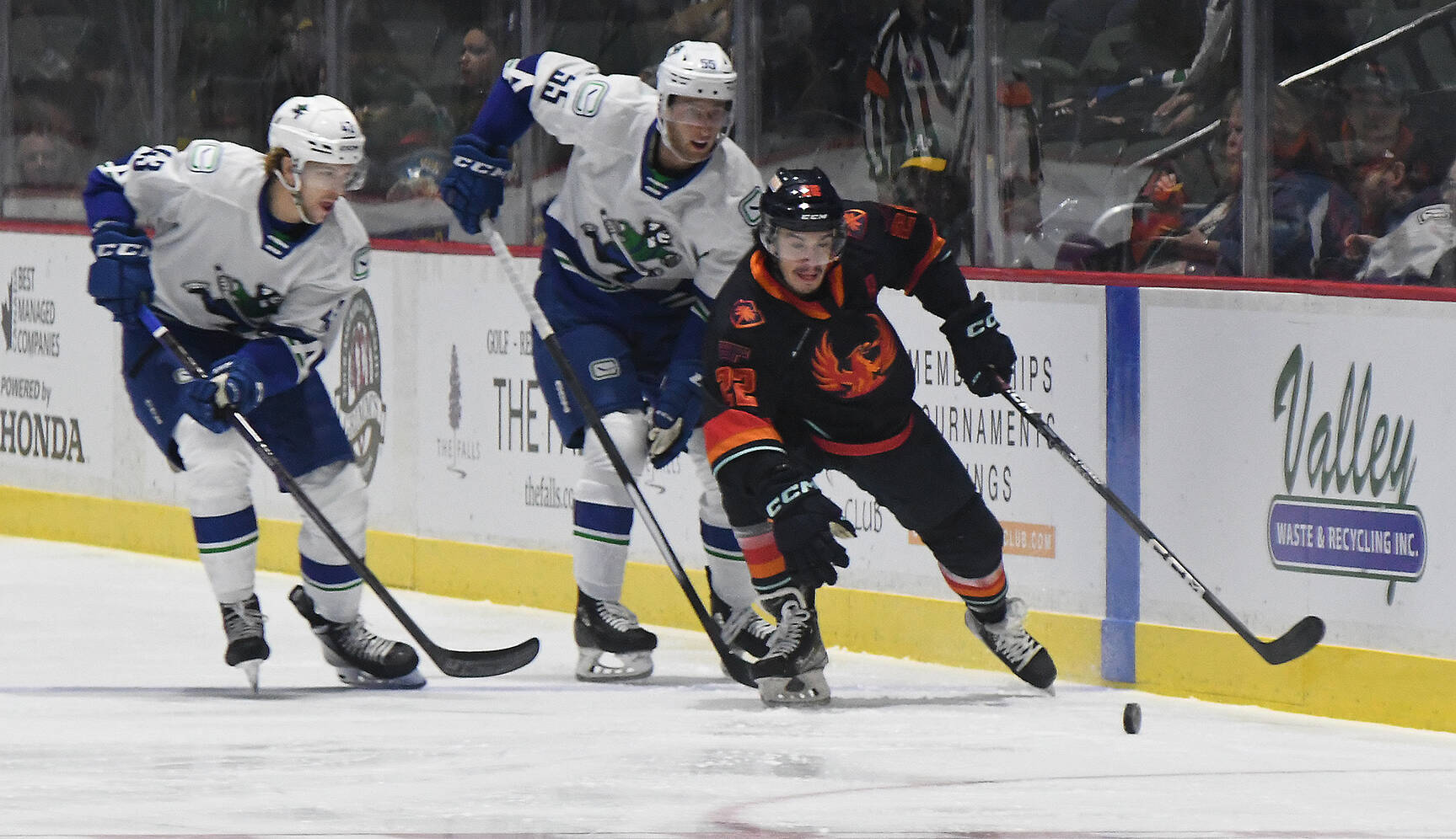 Abbotsford Canucks, Tucson Roadrunners rivalry explodes in 4-0 win for  Canucks - North Delta Reporter