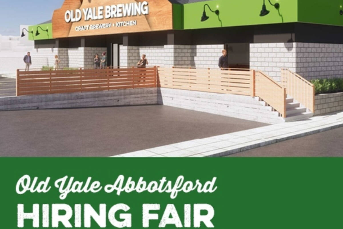Old Yale Brewing holding job fair in Abbotsford The Abbotsford News