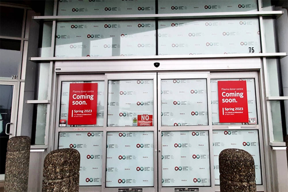 Abbotsford chosen for location of expanding plasma donation program