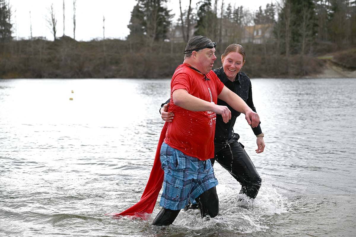 Abbotsford police, sheriffs and search-and-rescue take Polar Plunge for  Special Olympics - The Abbotsford News