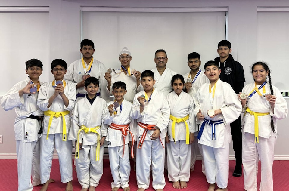 Abbotsford’s Yogi’s Karate Dojo wins 12 medals at Karate BC Provincial Championships The