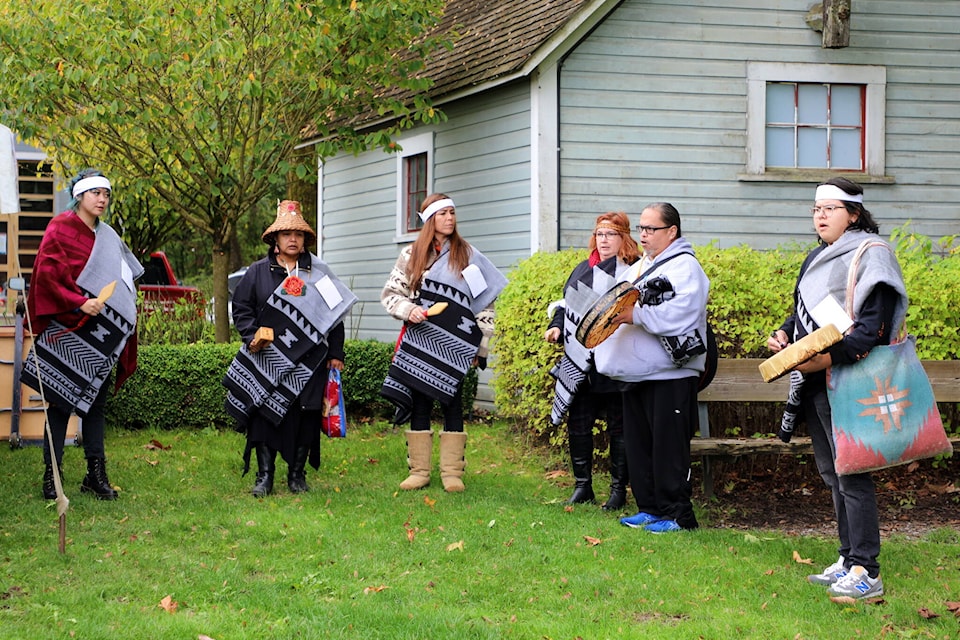 Local First Nations representatives conducted a blessing of the site in the fall of 2021, before any renovation or construction work began. The grand opening of the new South Surrey Indigenous Learning House is scheduled for Saturday, June 17 from 11 a.m. to 3 p.m. (City of Surrey photo)