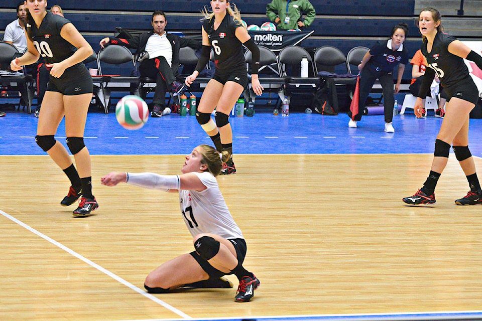 Kristen Moncks is one of two women on Team Canada who attended Trinity Western University in Langley. (Heather Colpitts/Langley Advance)