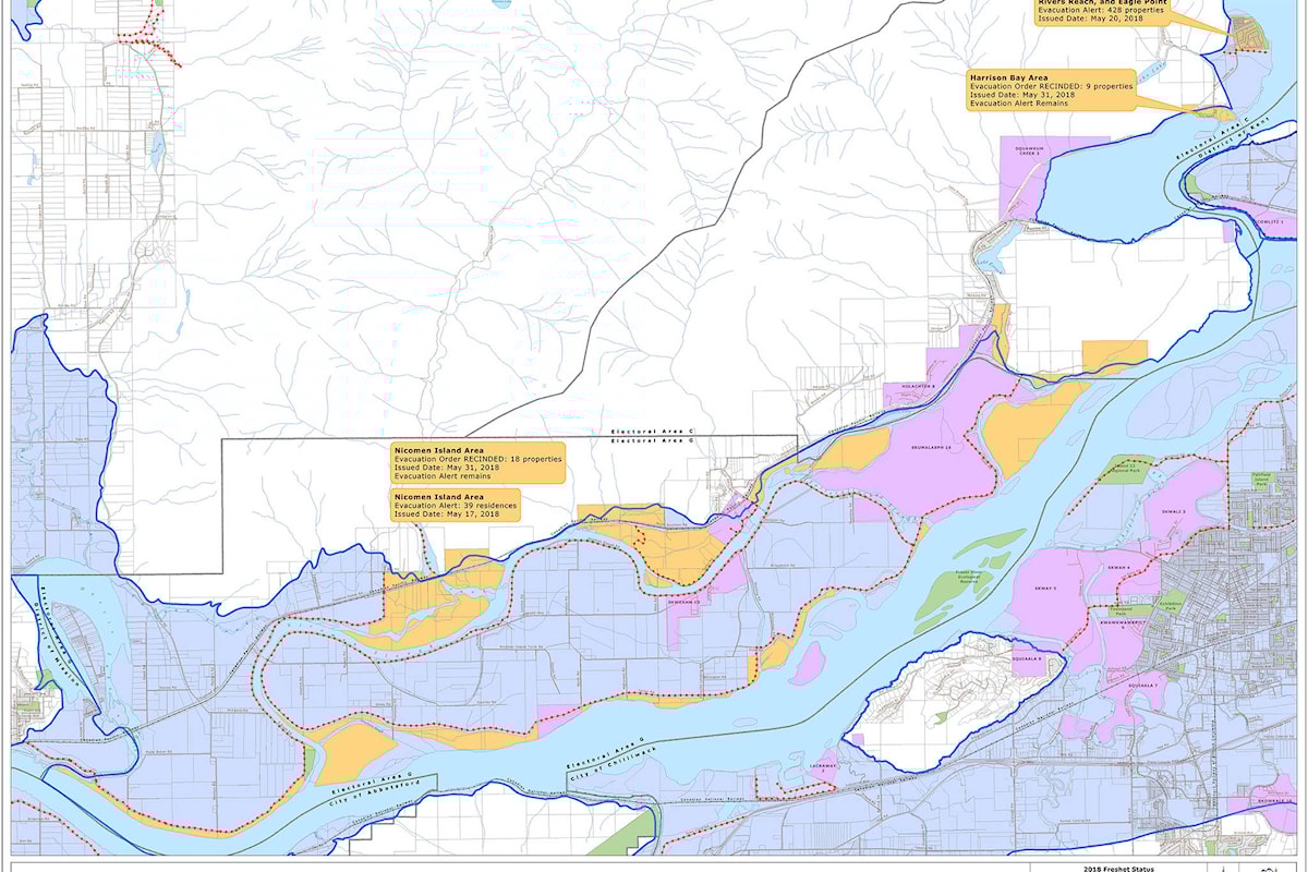 Two flood evacuation orders rescinded AgassizHarrison Observer
