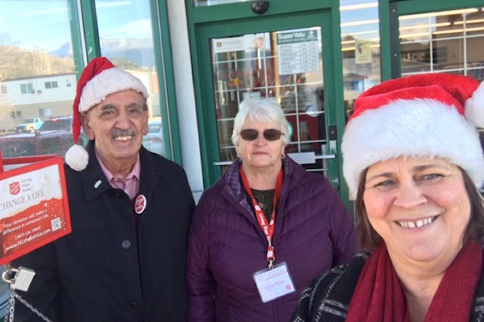 Agassiz red kettle campaign raises close to 2 000 for the Salvation Army Agassiz Harrison Observer