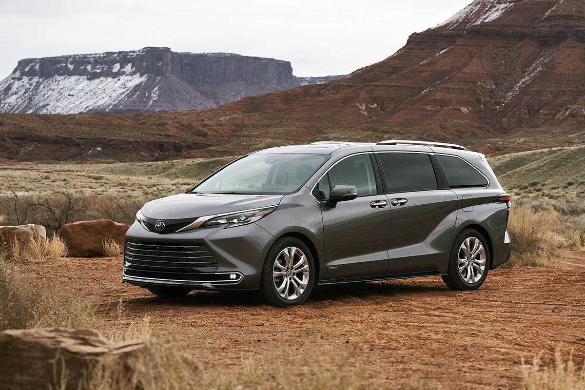 2021 Toyota Sienna Hybrid only A bold and fuel efficient move in the minivan class Agassiz Harrison Observer