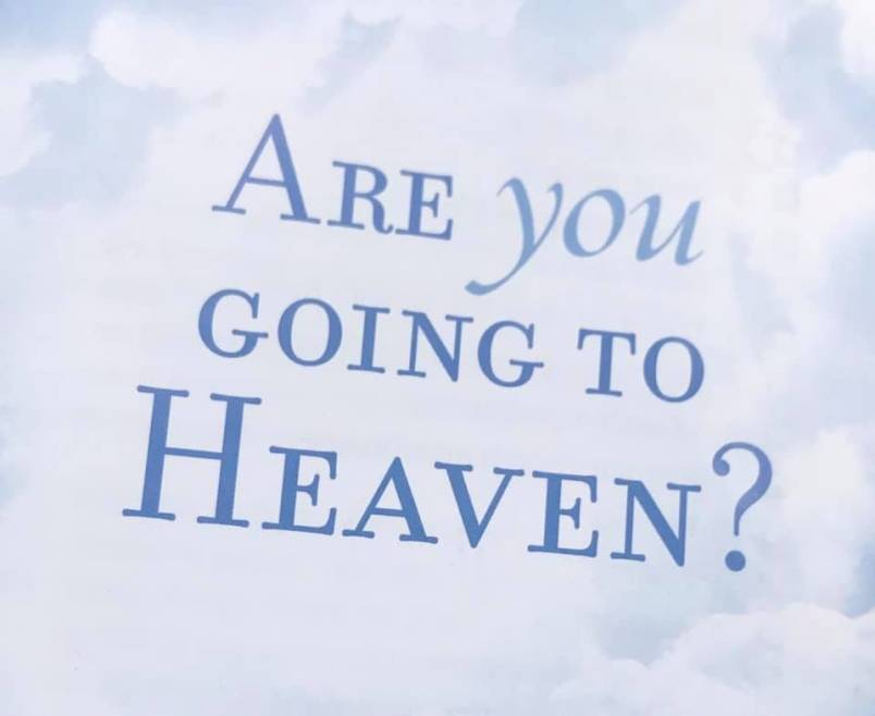 In addition to the nails and screws, someone has been leaving religious pamphlets on windshields, with this one titled, Are you going to heaven? (Yanina Yaretz photo)