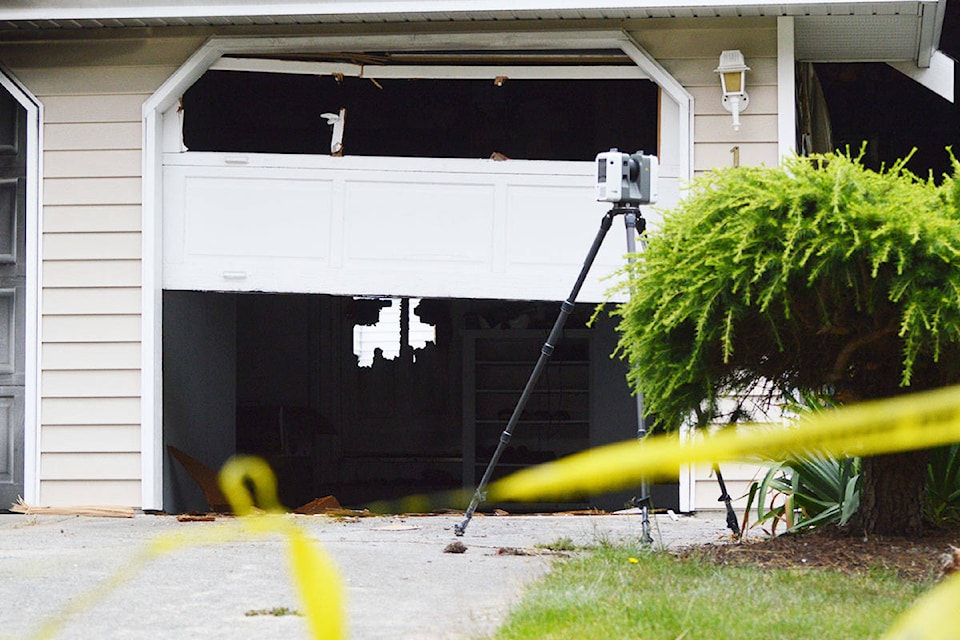 Police and fire detectives are investigating a house fire in Surrey after a child was found dead. (Aaron Hinks photo)