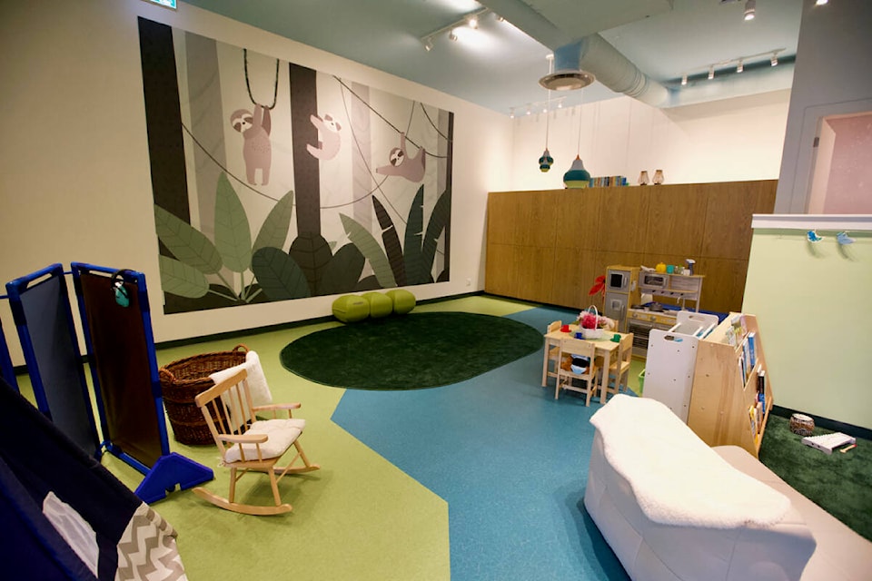 The Little Phoenix Daycare officially opened in Victoria Thursday. The centre is the first trauma-informed daycare in B.C. and only the second in Canada. (Justin Samanski-Langille/News Staff)