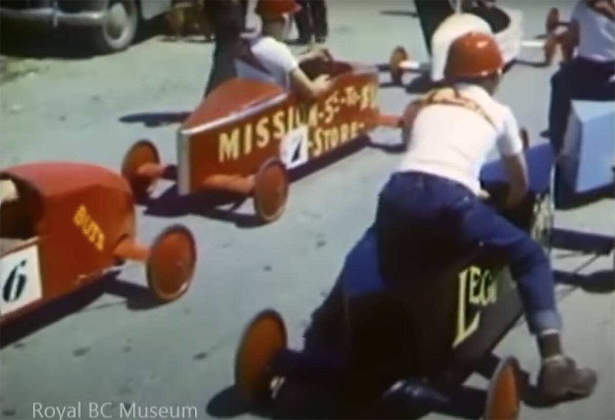 VIDEO Mission s 1949 Soapbox Derby Strawberry Festival Agassiz