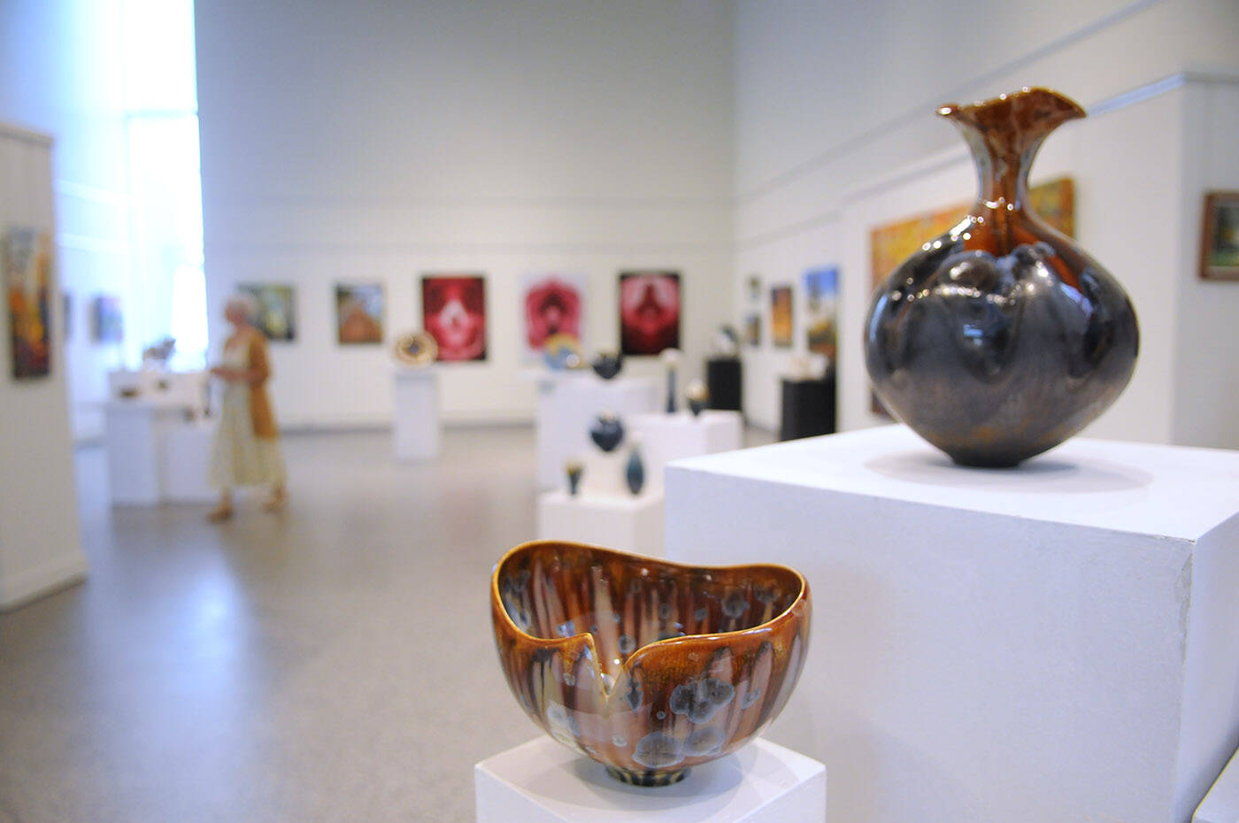 Art show Convergence 2022 is on display in the art gallery at the Chilliwack Cultural Centre from Aug. 10 to Sept. 17, 2022. (Jenna Hauck/ Chilliwack Progress)