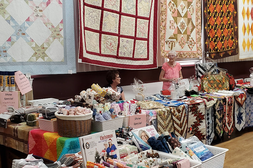 The Harrison Mills Country Quilt Show returned this past weekend and was well-attended, drawing more than 250 visitors. (Photo/Johanna Richards)