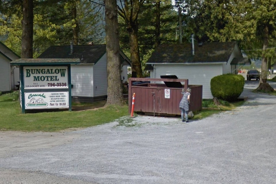 The Bungalow Motel was demolished in May 2021. Chilliwack-based OTG Developments is looking to build mixed residential/commercial space in its place at 511 Lillooet Road. (Screenshot/Google Maps)
