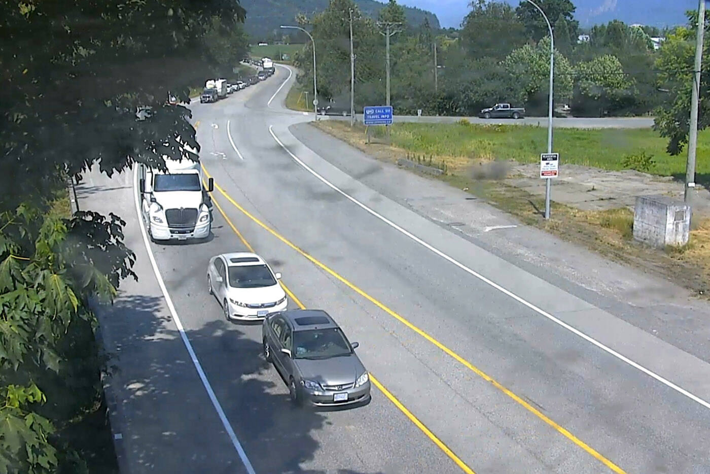 UPDATE 4vehicle crash closes AgassizRosedale Bridge; occupant fled