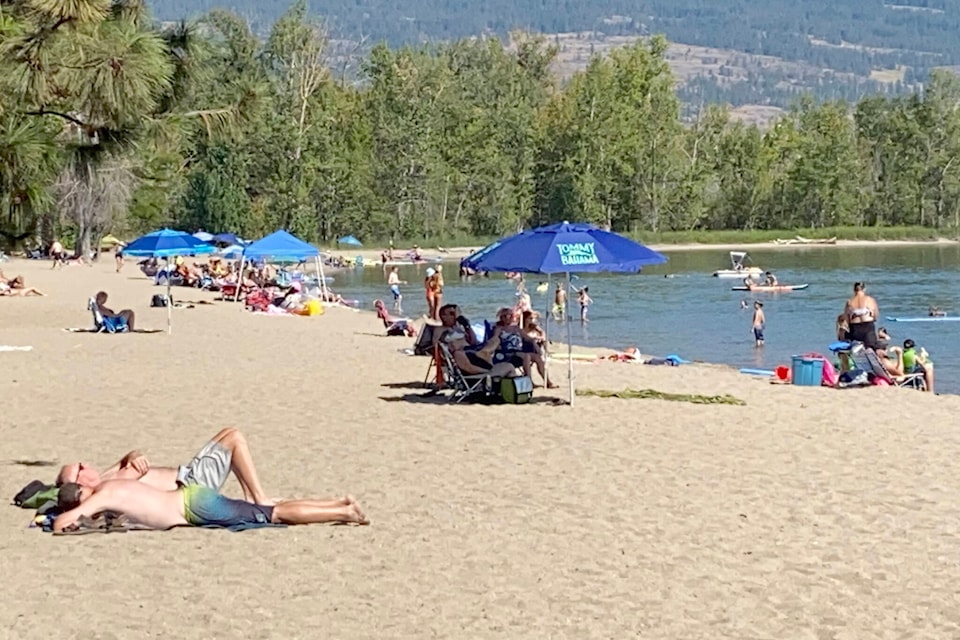 Sun-Oka Beach Provincial Park and other beaches across Canada will be busy during the hot days of summer. (John Arendt - Summerland Review)
