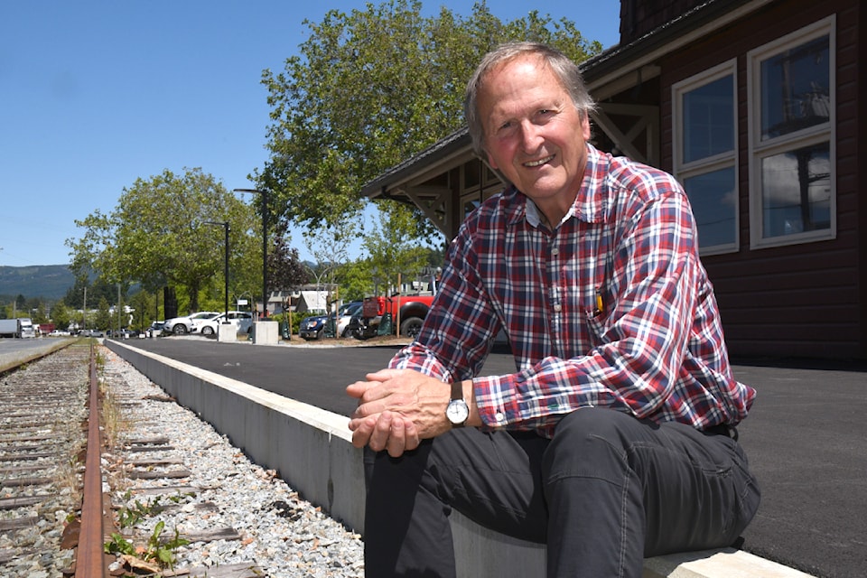 Keith Wyton is one of several people in Bamfield who have put their support behind the 'peace train' that will travel from Vancouver to Ottawa later this fall. 