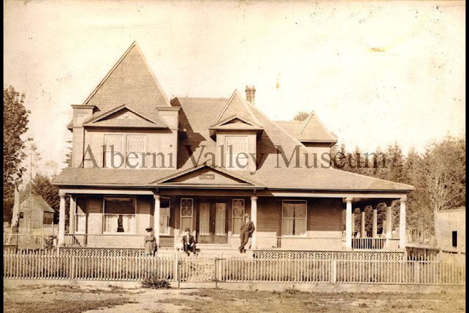 This photo, taken May 22, 1910, shows the home of Dr. A.D. Morgan, a physician. Because there was no hospital at the time, patients were often admitted into their doctor's home to receive care. To view more than 24,000 historical Port Alberni photos, visit the Alberni Valley Museum’s online photo archives at portalberni.pastperfectonline.com.