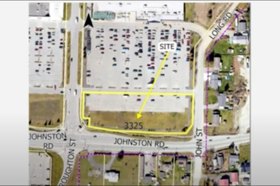 The location of the new Microtel in Port Alberni, in front of Walmart.
