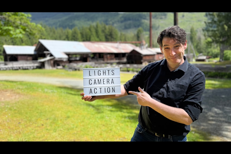 Elliot Drew, director of operations for the Alberni Valley Chamber of Commerce and manager at McLean Mill, says the national historic site is attracting attention as a movie location. (GORD KURBIS/ Alberni Valley News)